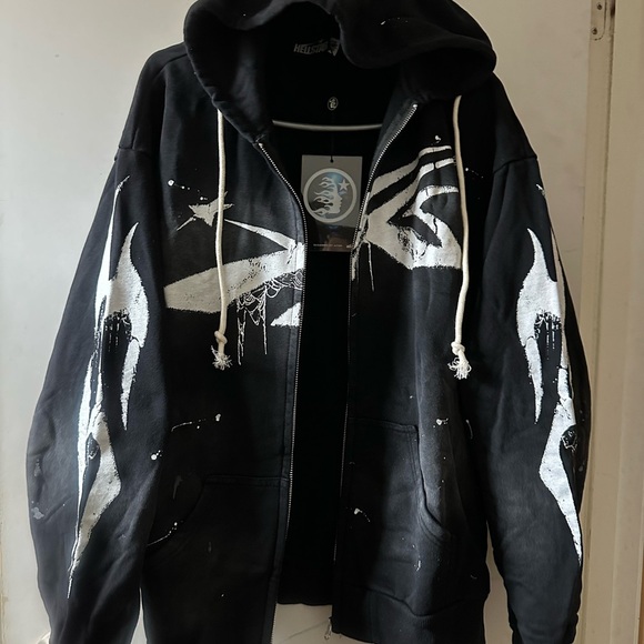 Hellstar Records Studio Zip up hoodie - Picture 1 of 8